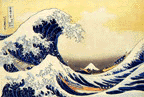 The
 Wave, by Hokusai
