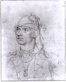 Portrait of
 Tuskatche Mico, 1790